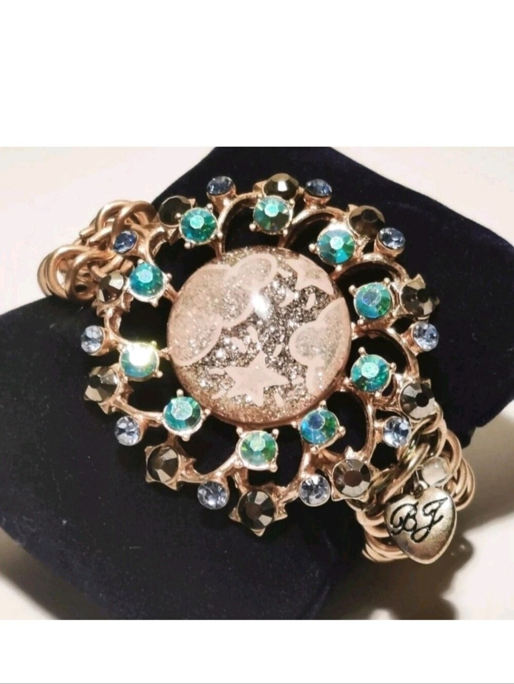 Betsey Johnson Fashion Jewelry Star Gazer Chain Bracelet...